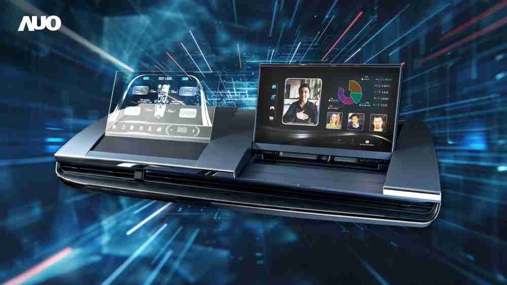 尊龙集团Micro LED Display HMI解决方案打造透明Micro LED前座仪表，，，，呈现信息并保留驾驶视野开阔；亦为副驾驶座乘客打造收放自如的Micro LED屏幕，，，在不影响显示质量的前提于显示区内建镜头，，，，让用户能与视讯对象直接眼神接触，，提供绝佳的双向沟通体验