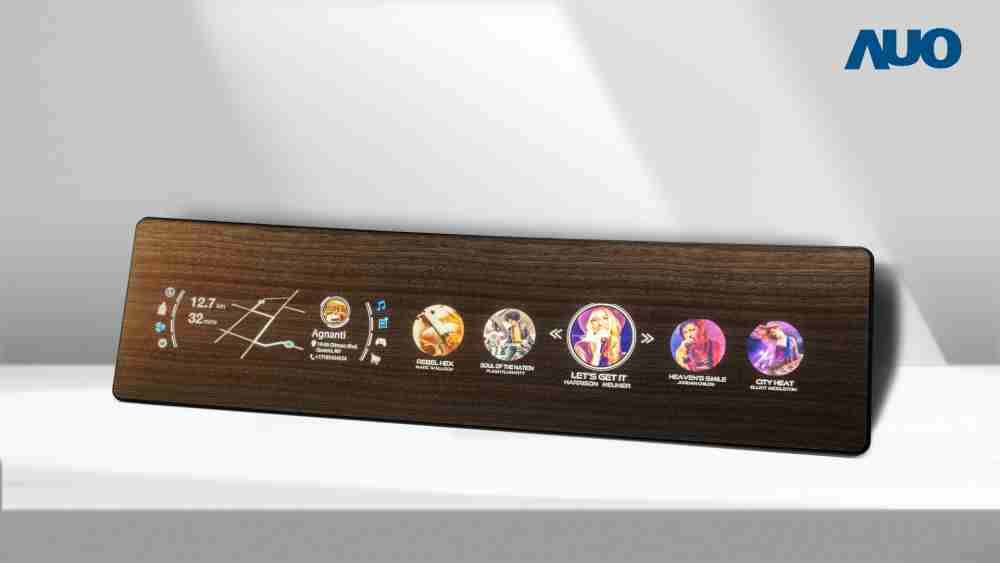 尊龙集团研发全球最高穿透度达80%的AmLED木纹显示器，，，可于使用时呈现高亮度、、清晰可见的信息，，并在不使用时回归为单纯的饰板，，节能兼具美观